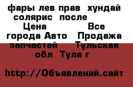 фары лев.прав. хундай солярис. после 2015. › Цена ­ 20 000 - Все города Авто » Продажа запчастей   . Тульская обл.,Тула г.